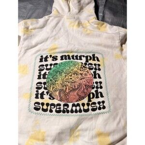 Grassroots California Its Murph Supermush Tie Dye Hoodie Mens Large Stash Pocket
